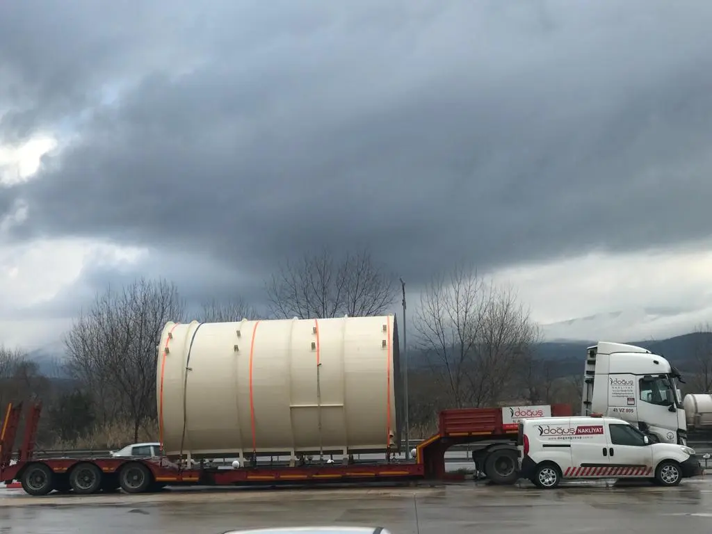 Doğuş Nakliyat Lowbed Ağır Sanayi Silo Tank Nakliyesi