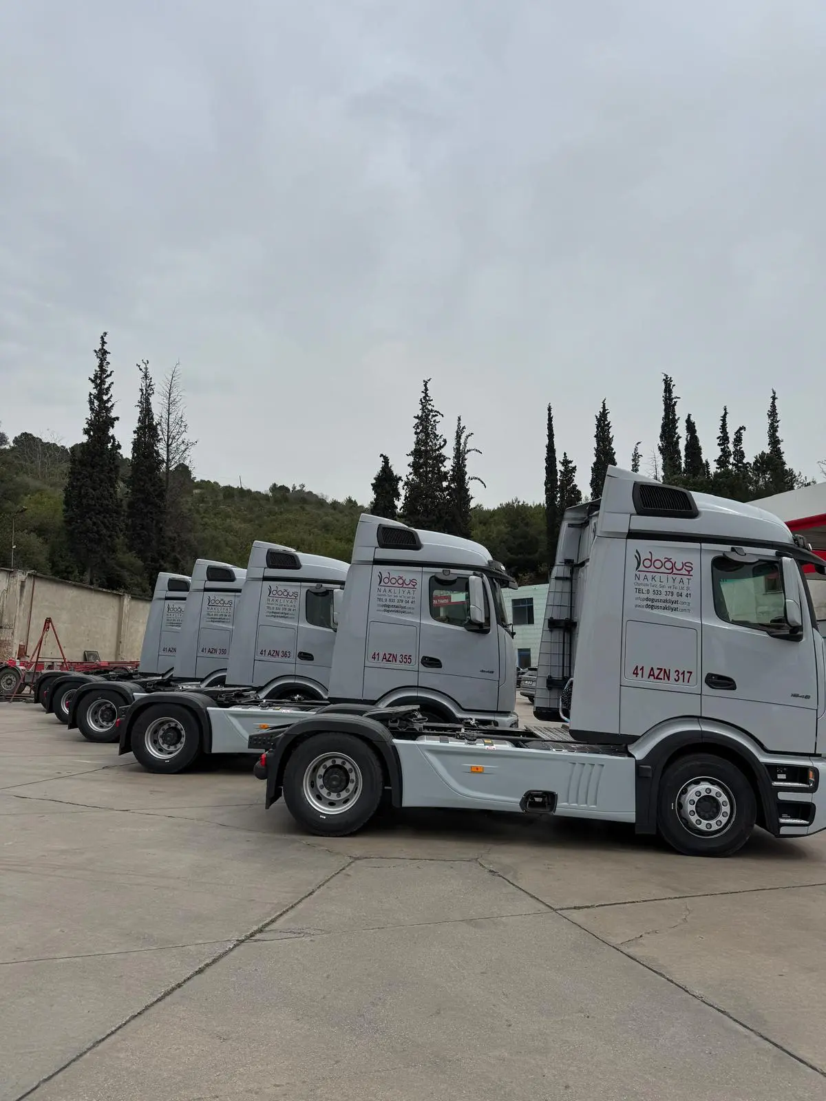 Doğuş Nakliyat Mercedes Actros 1848 Çekici Parkı