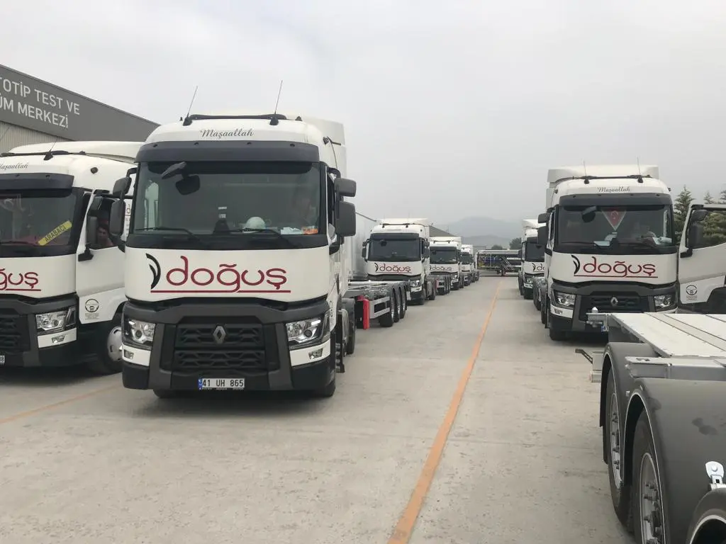 Doğuş Nakliyat Lojistik Merkezi Çekici Teslimat Alanı